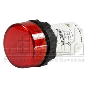 LAMPARA COMPACTA ROJA 220 VAC