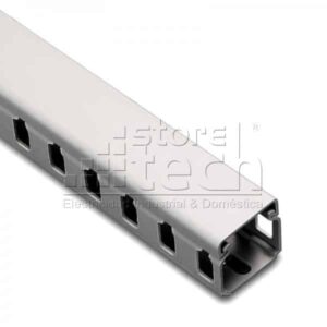 CANALETA RANURADA 40X60MM 2M GRIS X METROS