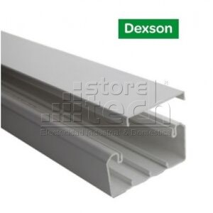 CANALETAS CERRADA 40X40 2M SIN ADHESIVO BLANCO