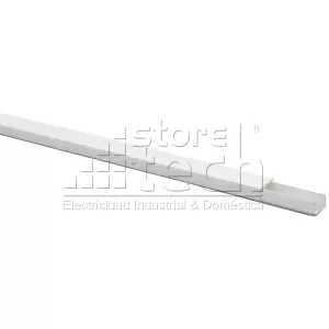 CANALETAS CERRADAS 13X7 2M CON ADHESIVO BLANCO